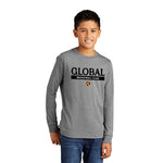 Youth Tri-Blend Long Sleeve Tee Shirt