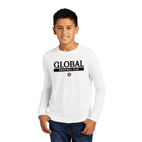 Youth Tri-Blend Long Sleeve Tee Shirt